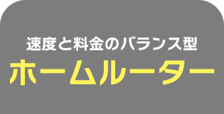 速度と料金のバランス型ホームルーター