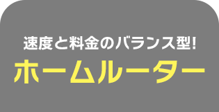 速度と料金のバランス型！ホームルーター